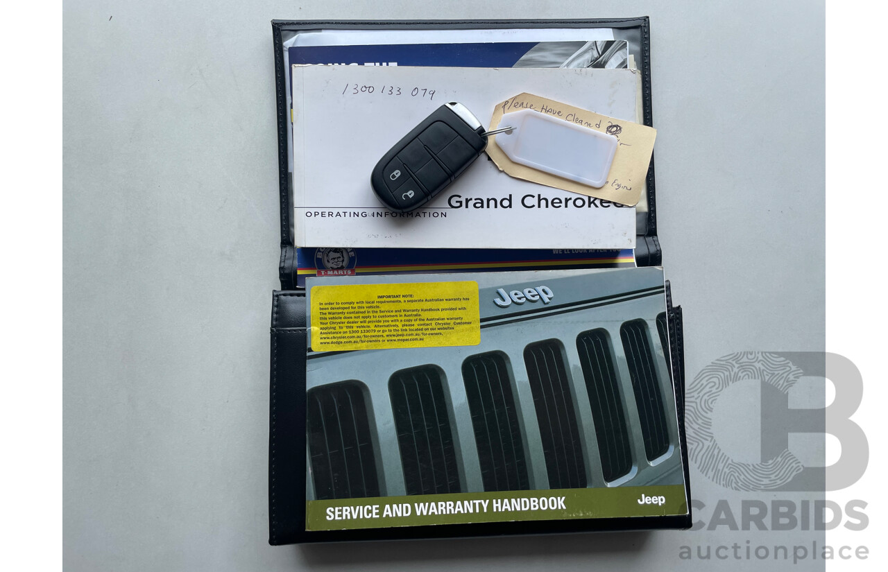 06/2015 Jeep Grand Cherokee LAREDO (4x4) 4x4 WK MY15 4D Wagon White 3.0L