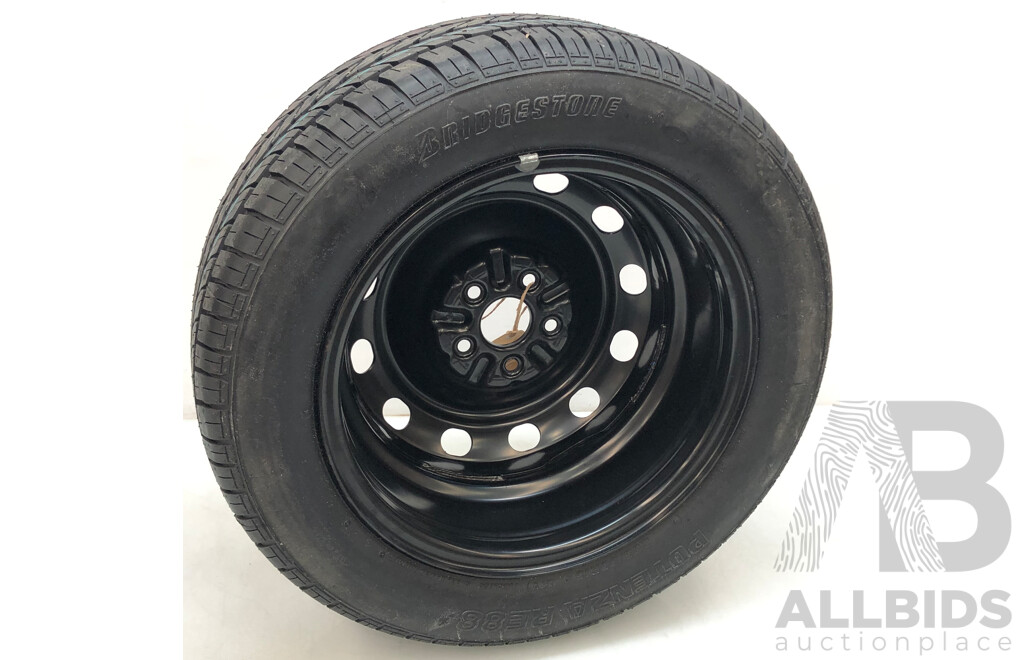 1x Spare Bridgestone Tyre on Steel Rim