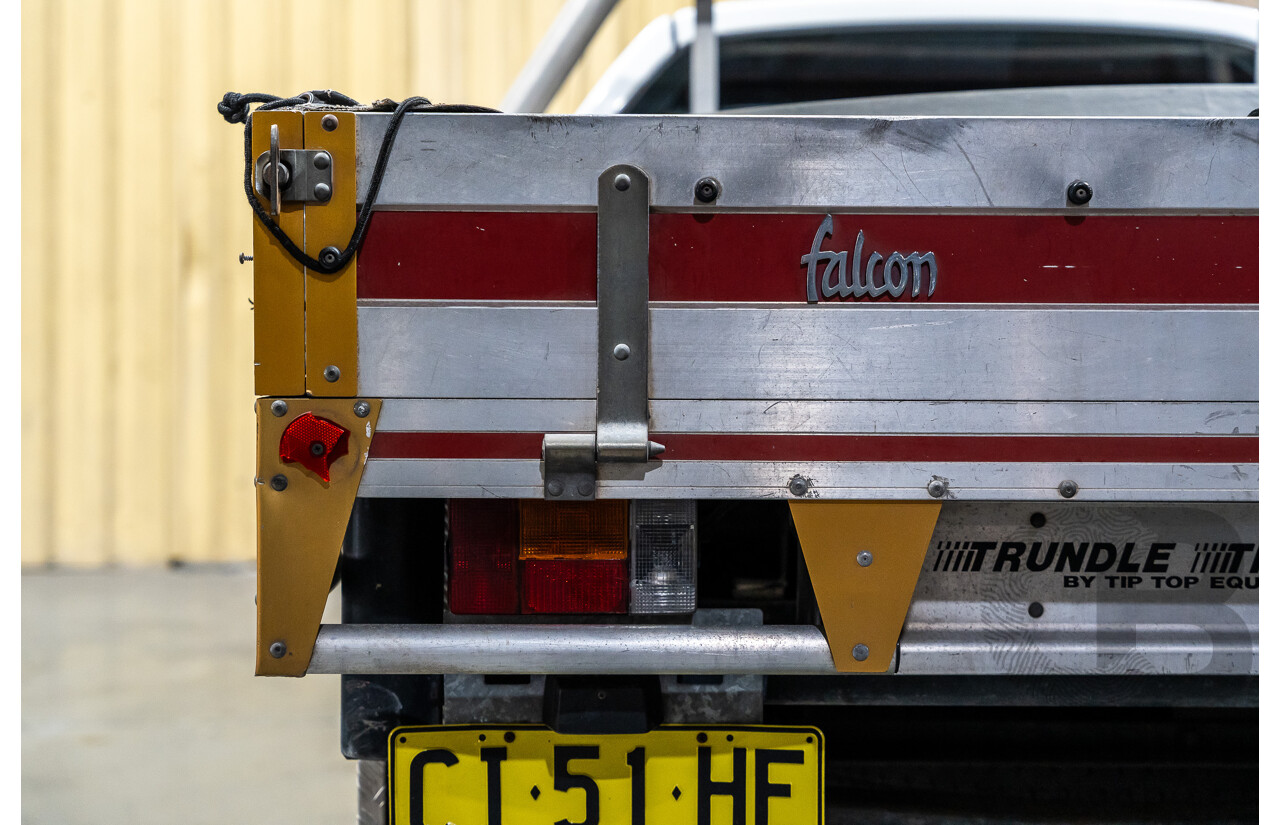 5/2002 Ford Falcon XL Tradesman AUII 2d C/Chas White 4.0L