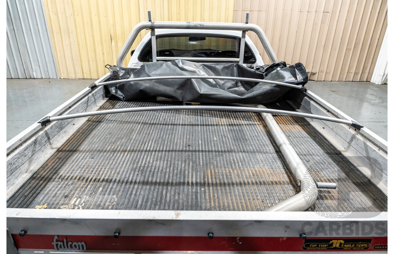 5/2002 Ford Falcon XL Tradesman AUII 2d C/Chas White 4.0L