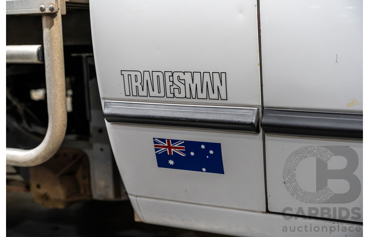 5/2002 Ford Falcon XL Tradesman AUII 2d C/Chas White 4.0L