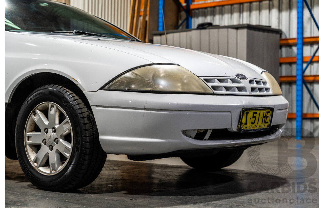 5/2002 Ford Falcon XL Tradesman AUII 2d C/Chas White 4.0L