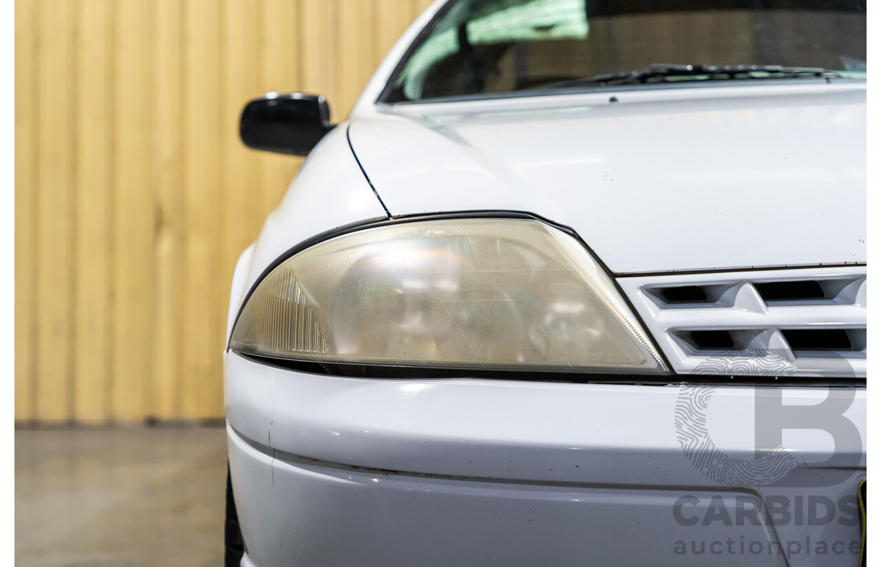 5/2002 Ford Falcon XL Tradesman AUII 2d C/Chas White 4.0L