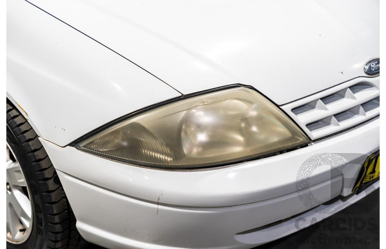 5/2002 Ford Falcon XL Tradesman AUII 2d C/Chas White 4.0L