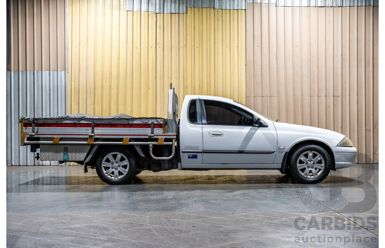 5/2002 Ford Falcon XL Tradesman AUII 2d C/Chas White 4.0L