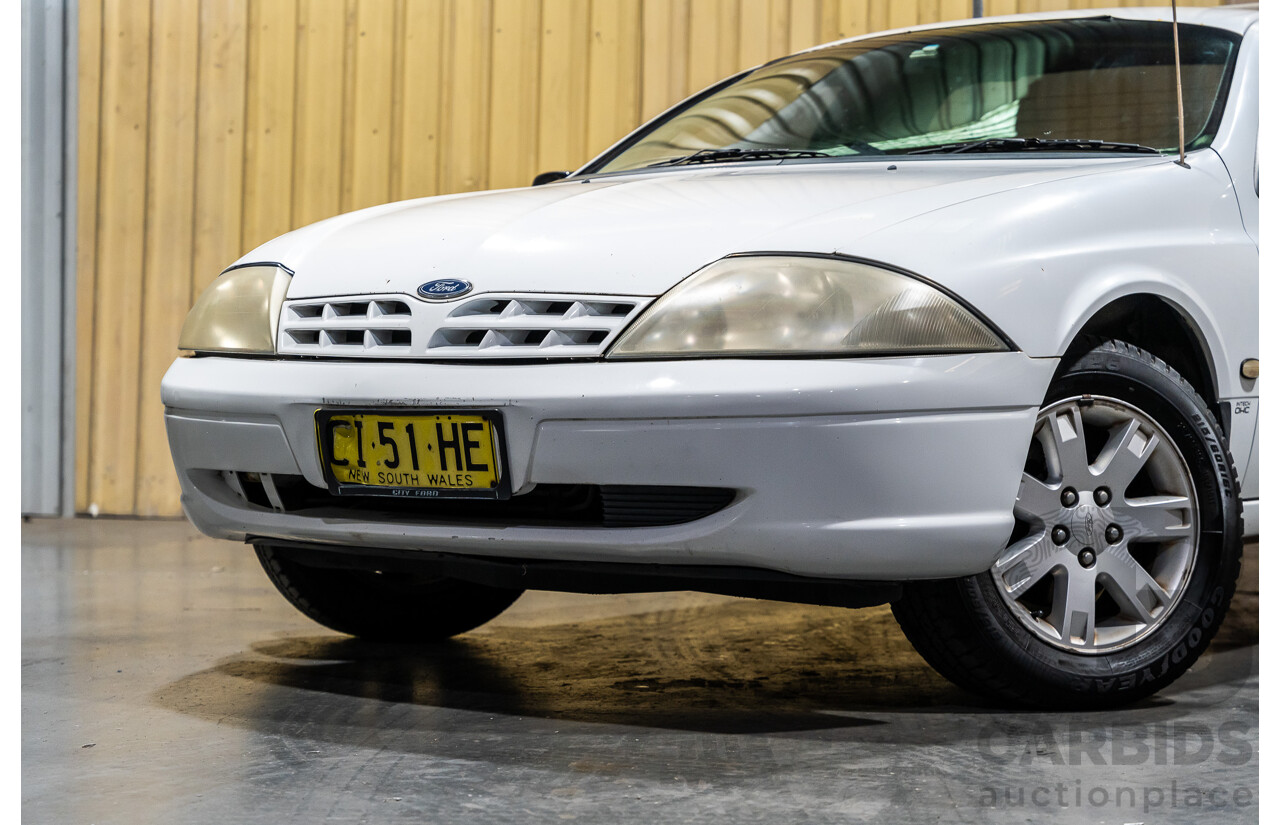 5/2002 Ford Falcon XL Tradesman AUII 2d C/Chas White 4.0L