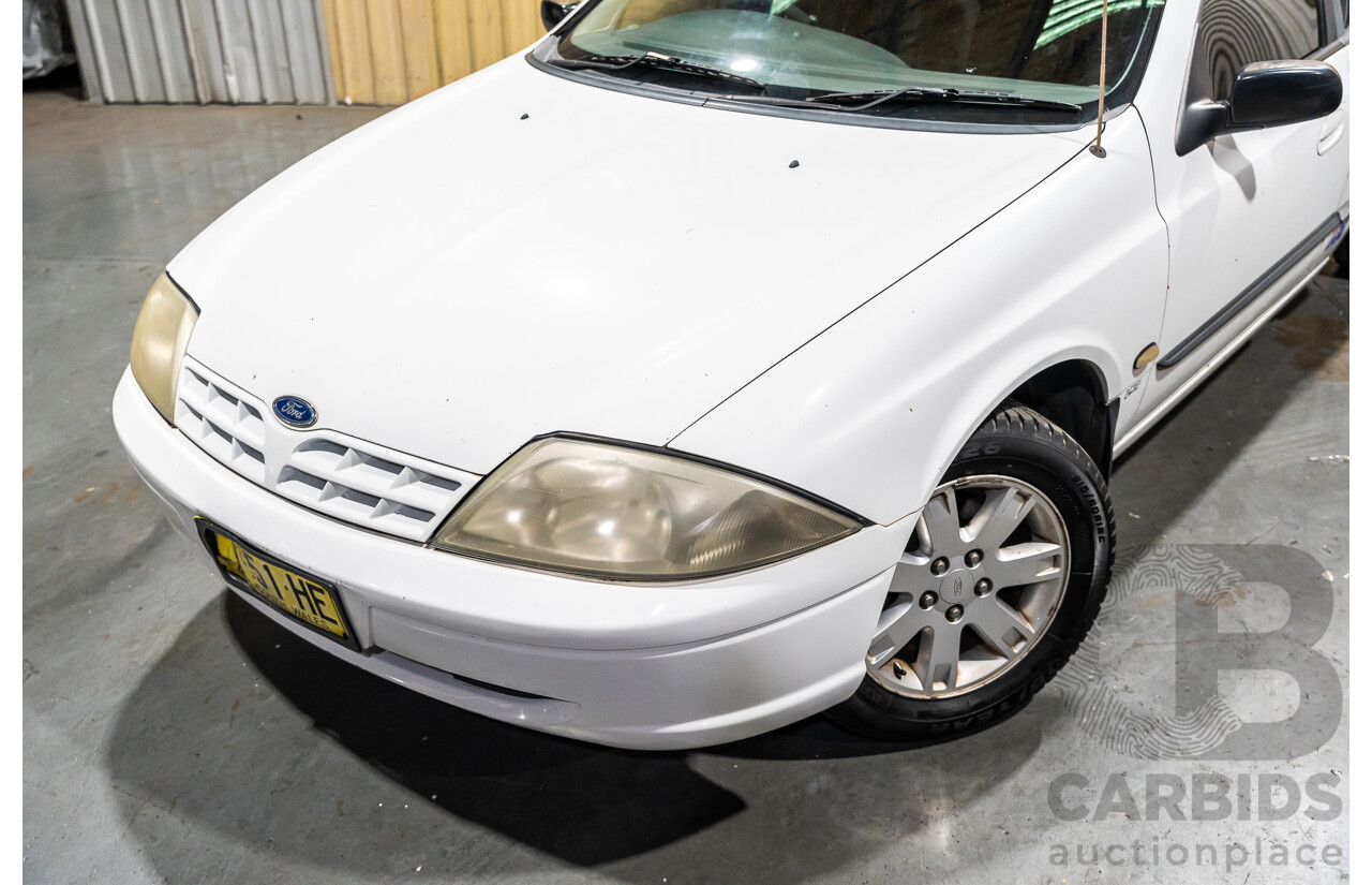 5/2002 Ford Falcon XL Tradesman AUII 2d C/Chas White 4.0L