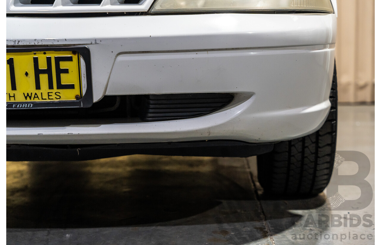 5/2002 Ford Falcon XL Tradesman AUII 2d C/Chas White 4.0L