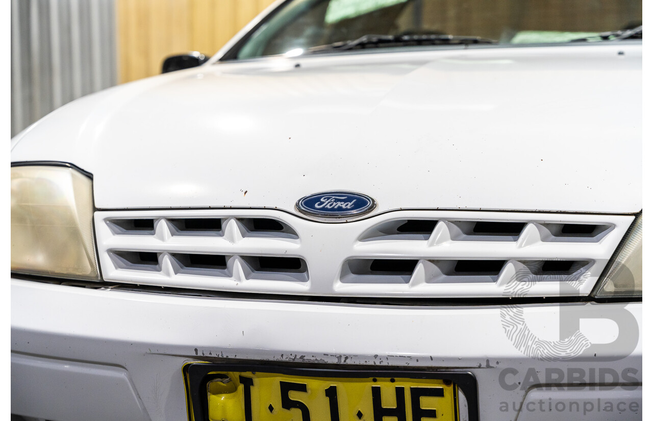 5/2002 Ford Falcon XL Tradesman AUII 2d C/Chas White 4.0L