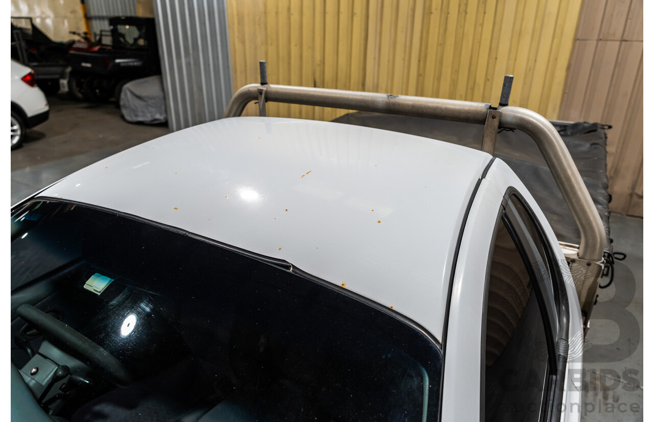 5/2002 Ford Falcon XL Tradesman AUII 2d C/Chas White 4.0L