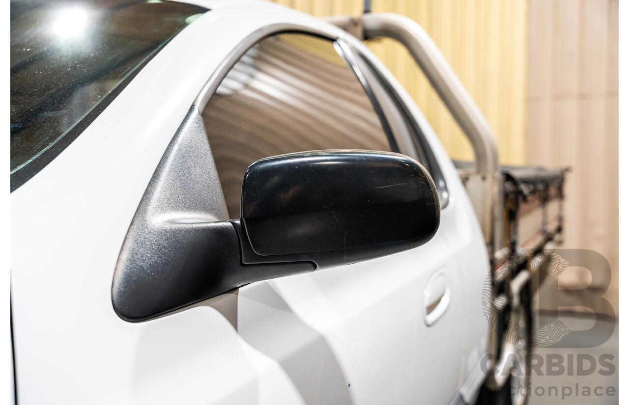 5/2002 Ford Falcon XL Tradesman AUII 2d C/Chas White 4.0L