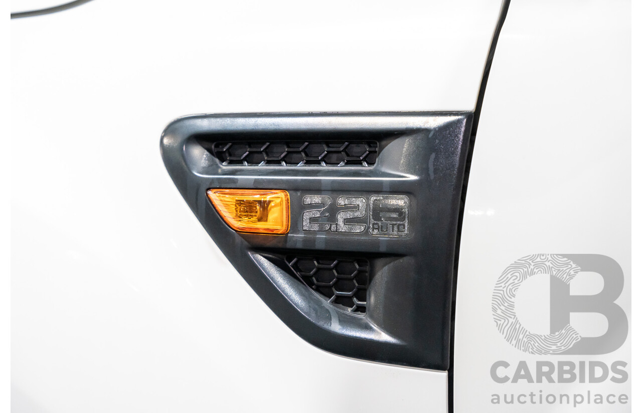 12/2013 Ford Ranger XL 2.2 Hi-Rider PX Super Cab Utility White Turbo Diesel 2.2L