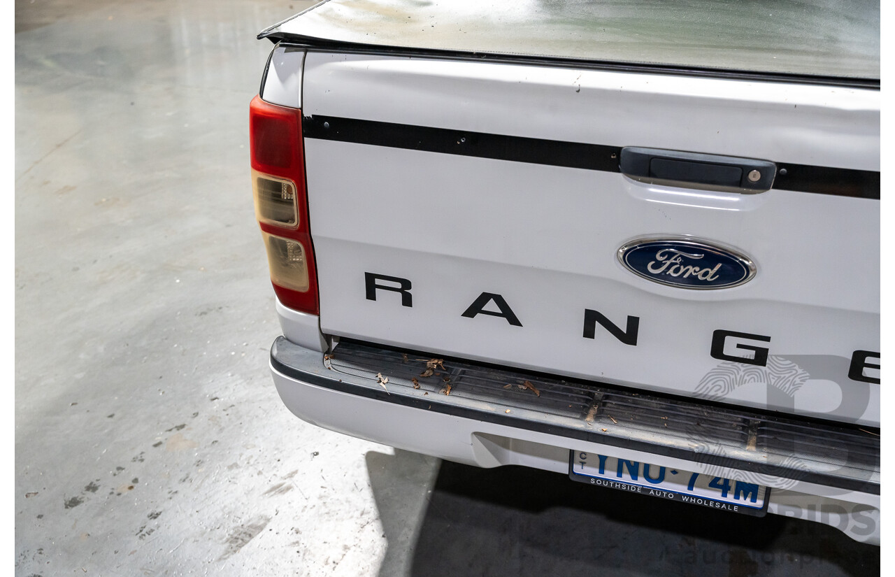 12/2013 Ford Ranger XL 2.2 Hi-Rider PX Super Cab Utility White Turbo Diesel 2.2L