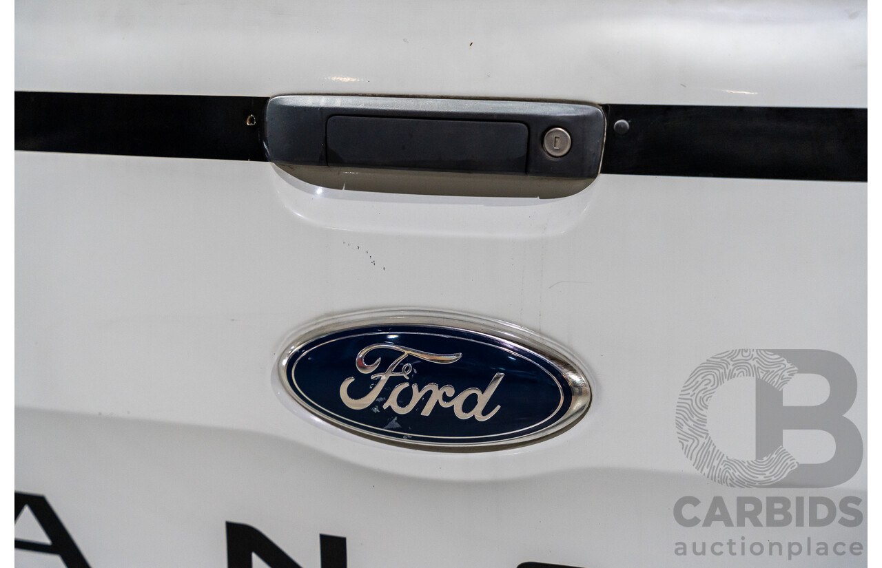 12/2013 Ford Ranger XL 2.2 Hi-Rider PX Super Cab Utility White Turbo Diesel 2.2L