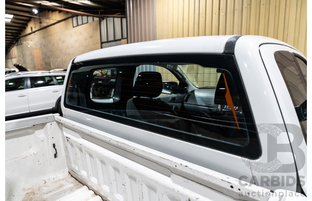 12/2013 Ford Ranger XL 2.2 Hi-Rider PX Super Cab Utility White Turbo Diesel 2.2L