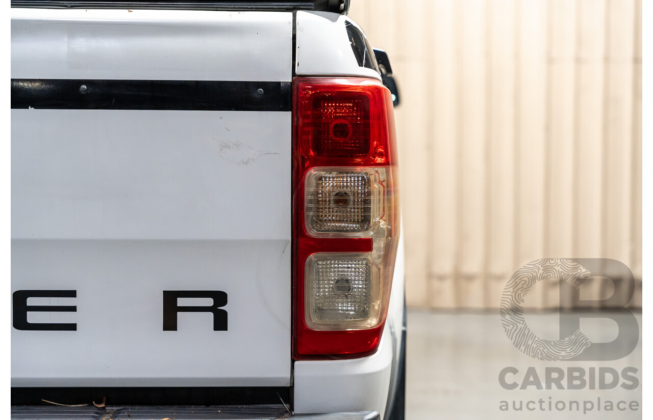 12/2013 Ford Ranger XL 2.2 Hi-Rider PX Super Cab Utility White Turbo Diesel 2.2L