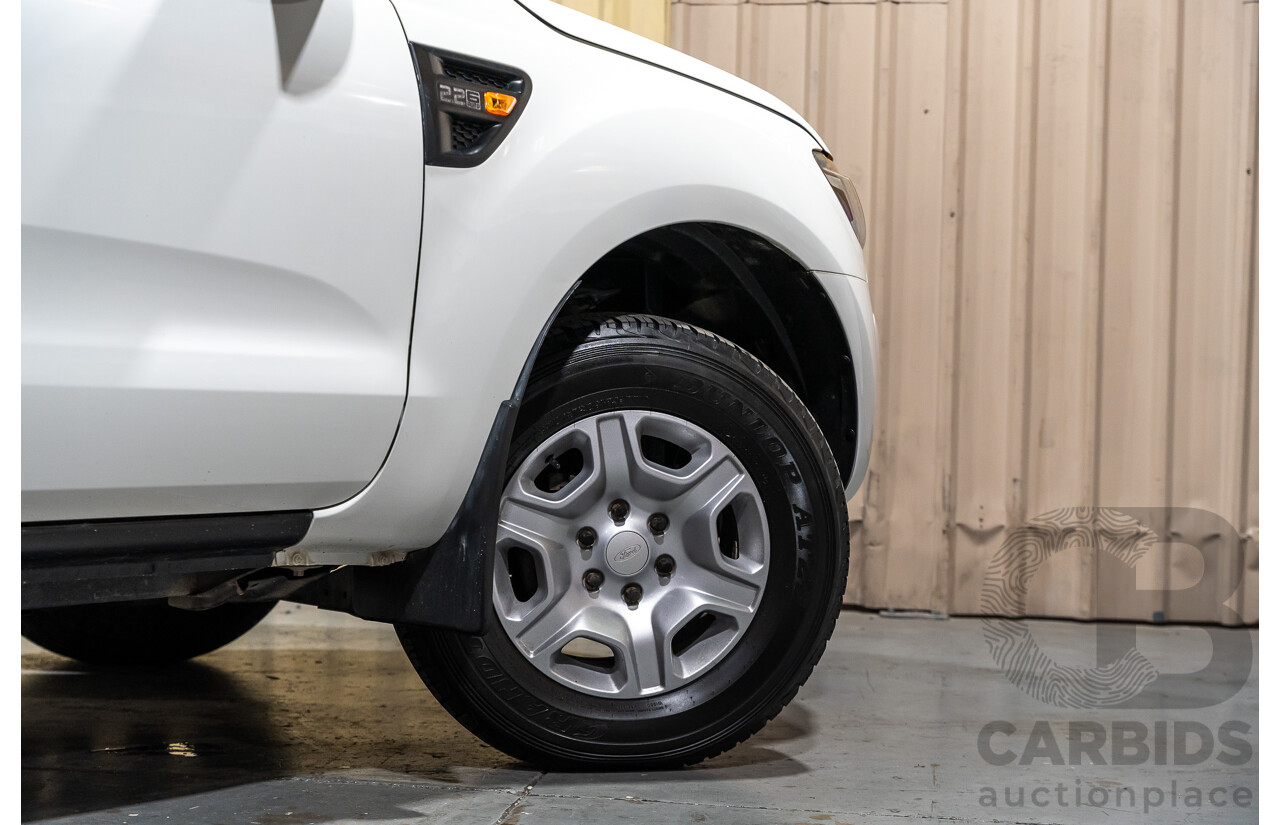 12/2013 Ford Ranger XL 2.2 Hi-Rider PX Super Cab Utility White Turbo Diesel 2.2L