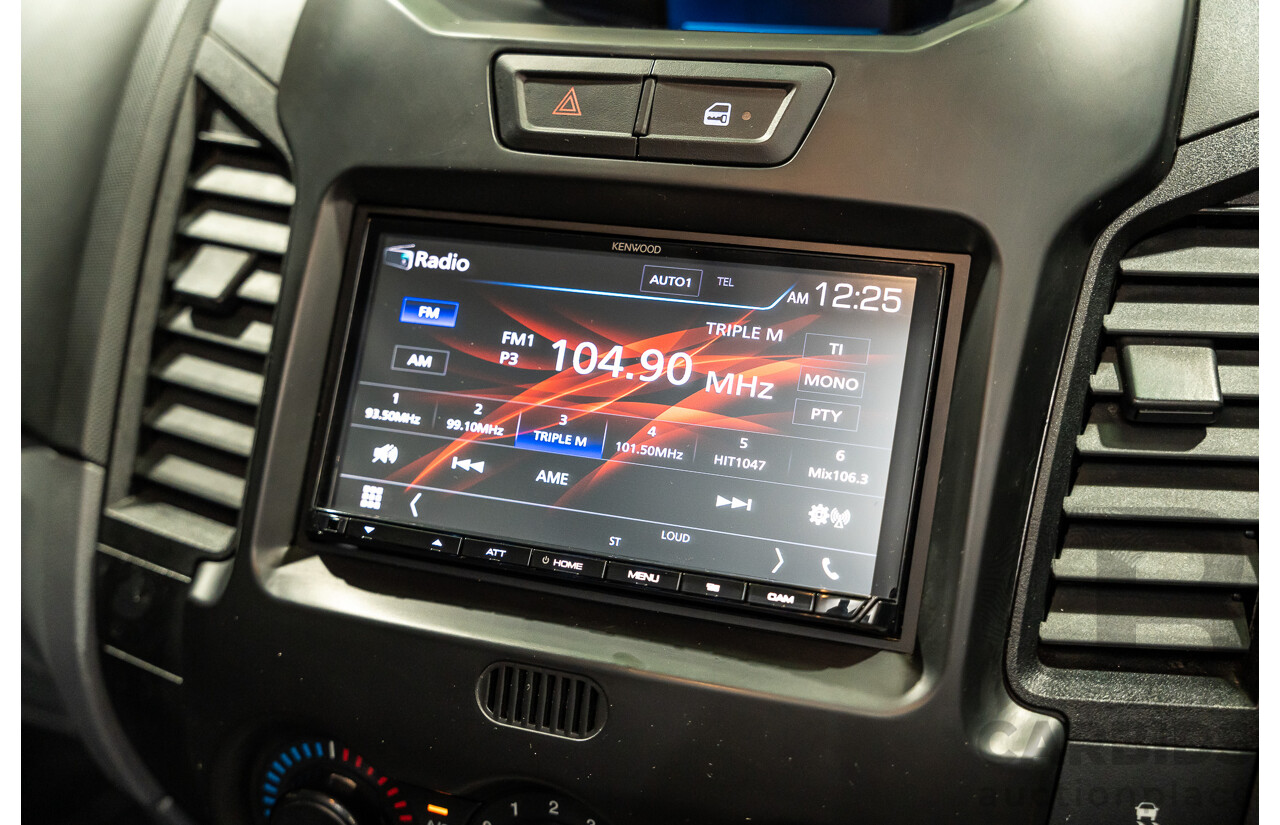 12/2013 Ford Ranger XL 2.2 Hi-Rider PX Super Cab Utility White Turbo Diesel 2.2L