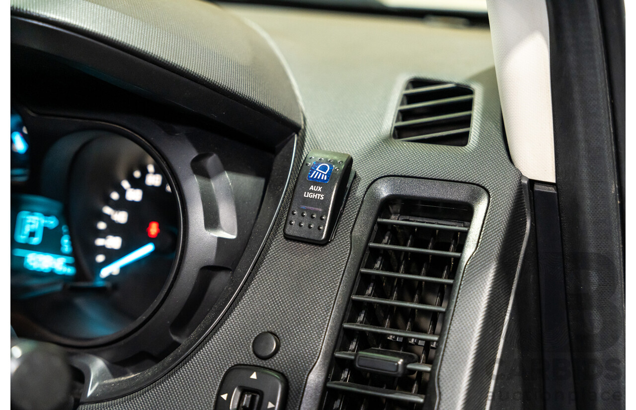 12/2013 Ford Ranger XL 2.2 Hi-Rider PX Super Cab Utility White Turbo Diesel 2.2L