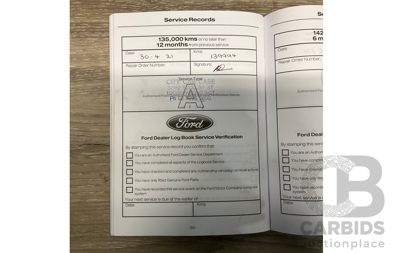 12/2013 Ford Ranger XL 2.2 Hi-Rider PX Super Cab Utility White Turbo Diesel 2.2L