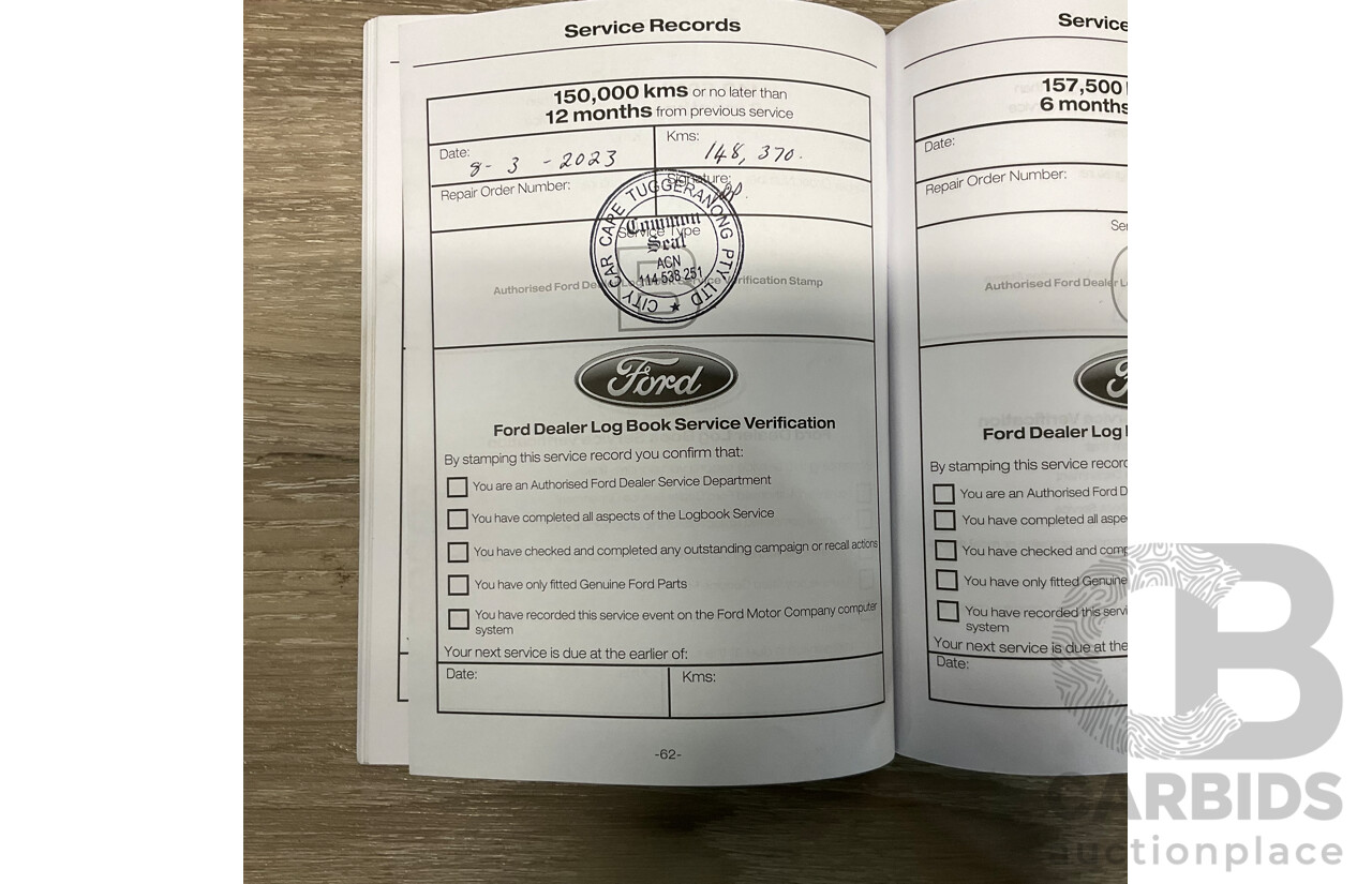 12/2013 Ford Ranger XL 2.2 Hi-Rider PX Super Cab Utility White Turbo Diesel 2.2L