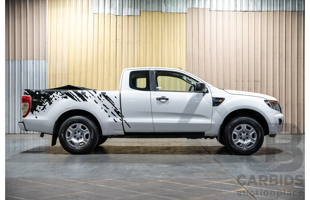 12/2013 Ford Ranger XL 2.2 Hi-Rider PX Super Cab Utility White Turbo Diesel 2.2L