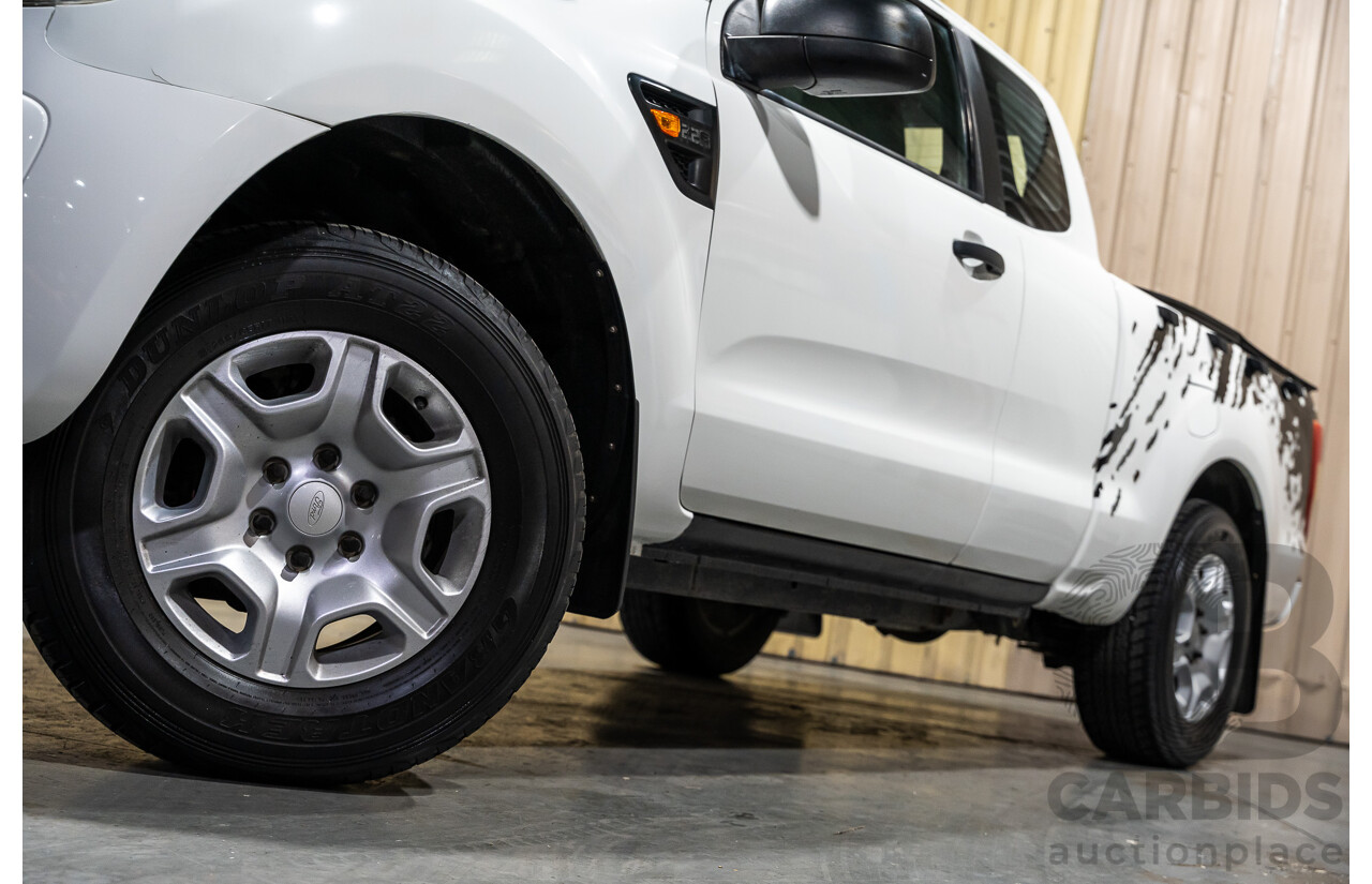 12/2013 Ford Ranger XL 2.2 Hi-Rider PX Super Cab Utility White Turbo Diesel 2.2L