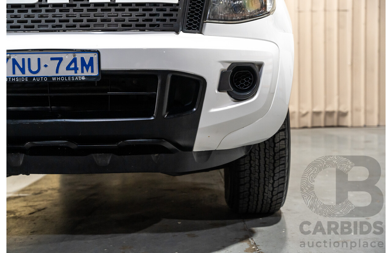 12/2013 Ford Ranger XL 2.2 Hi-Rider PX Super Cab Utility White Turbo Diesel 2.2L
