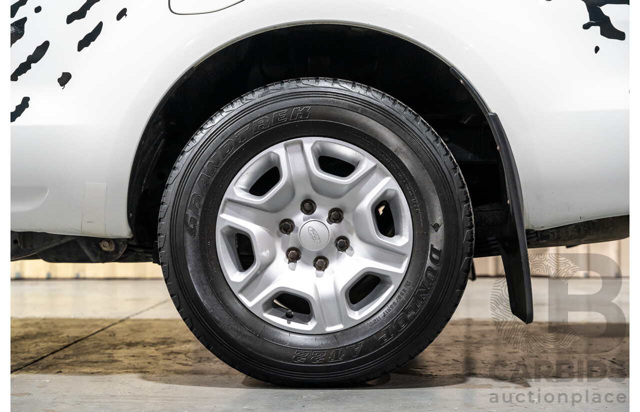 12/2013 Ford Ranger XL 2.2 Hi-Rider PX Super Cab Utility White Turbo Diesel 2.2L