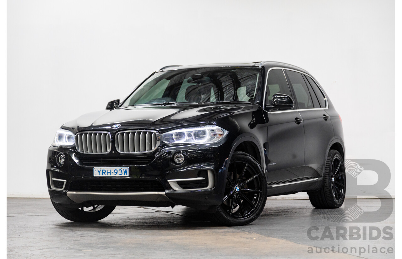 11/2013 BMW X5 xDrive30d (AWD) F15 4D Wagon Metallic Black Turbo Diesel 3.0L - 7 Seater