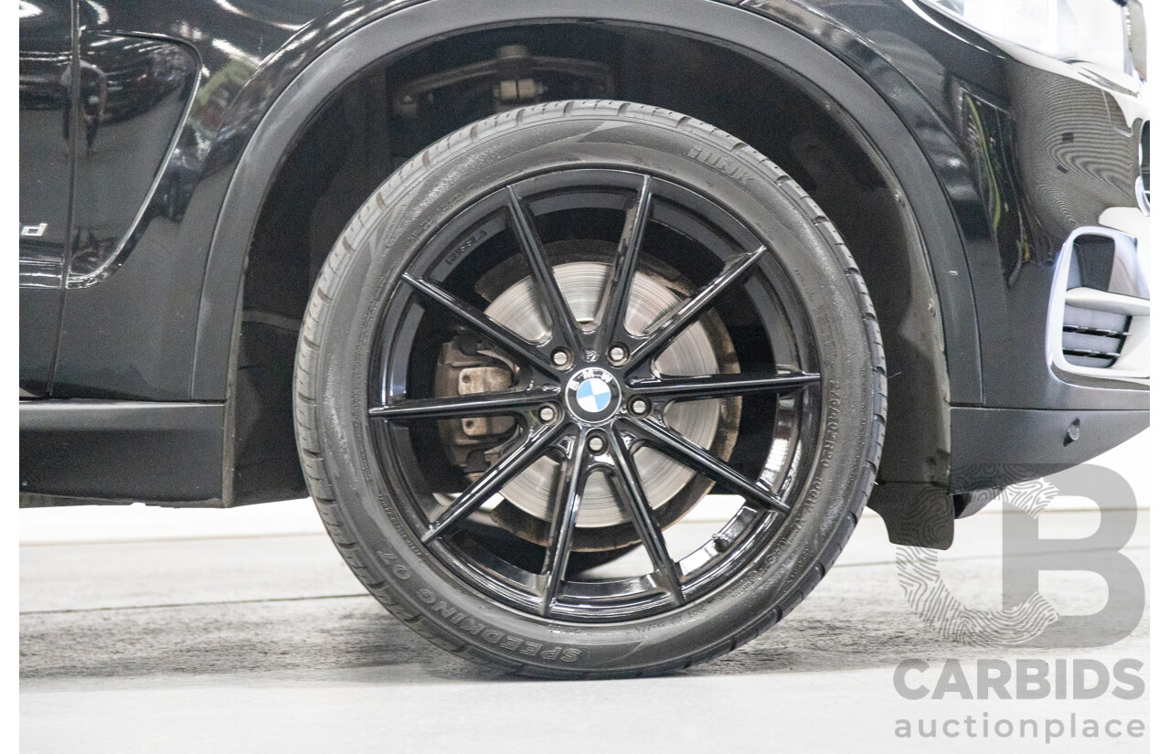 11/2013 BMW X5 xDrive30d (AWD) F15 4D Wagon Metallic Black Turbo Diesel 3.0L - 7 Seater