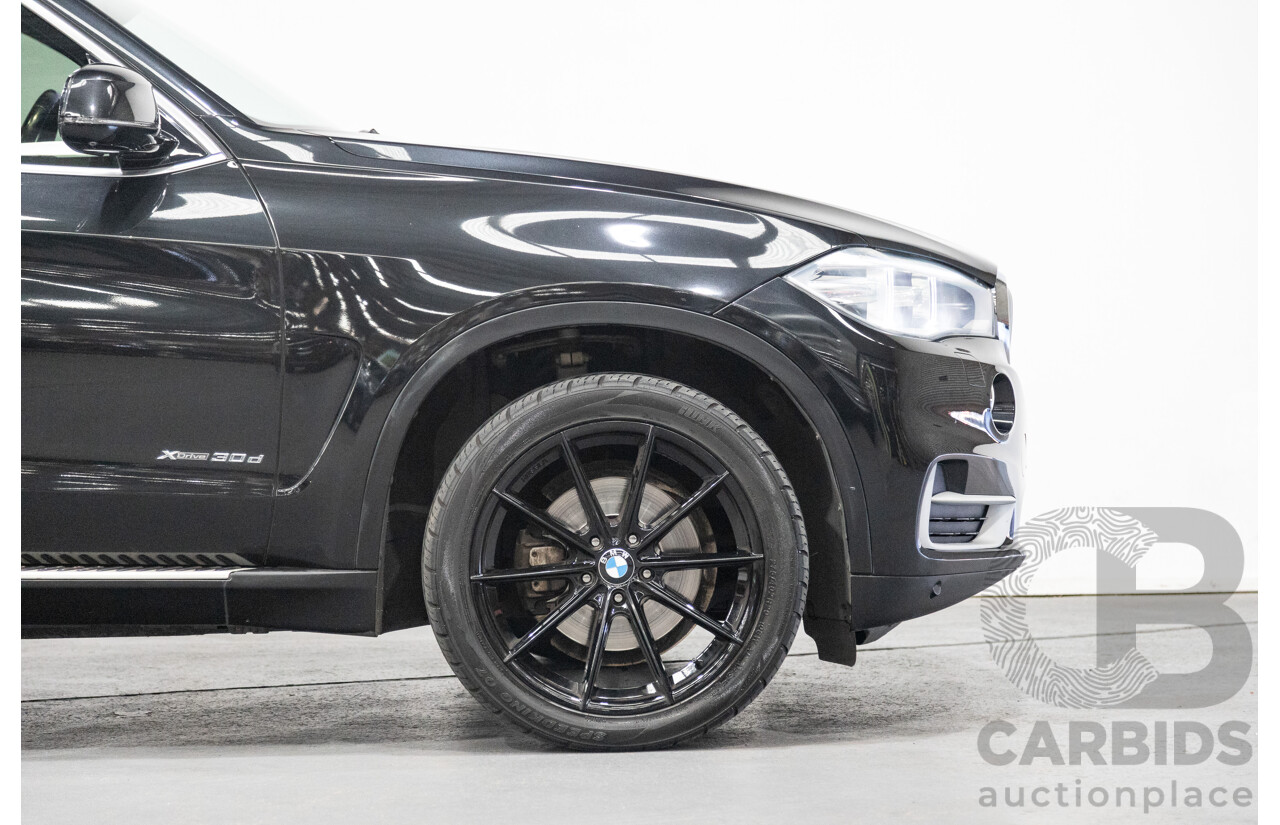 11/2013 BMW X5 xDrive30d (AWD) F15 4D Wagon Metallic Black Turbo Diesel 3.0L - 7 Seater