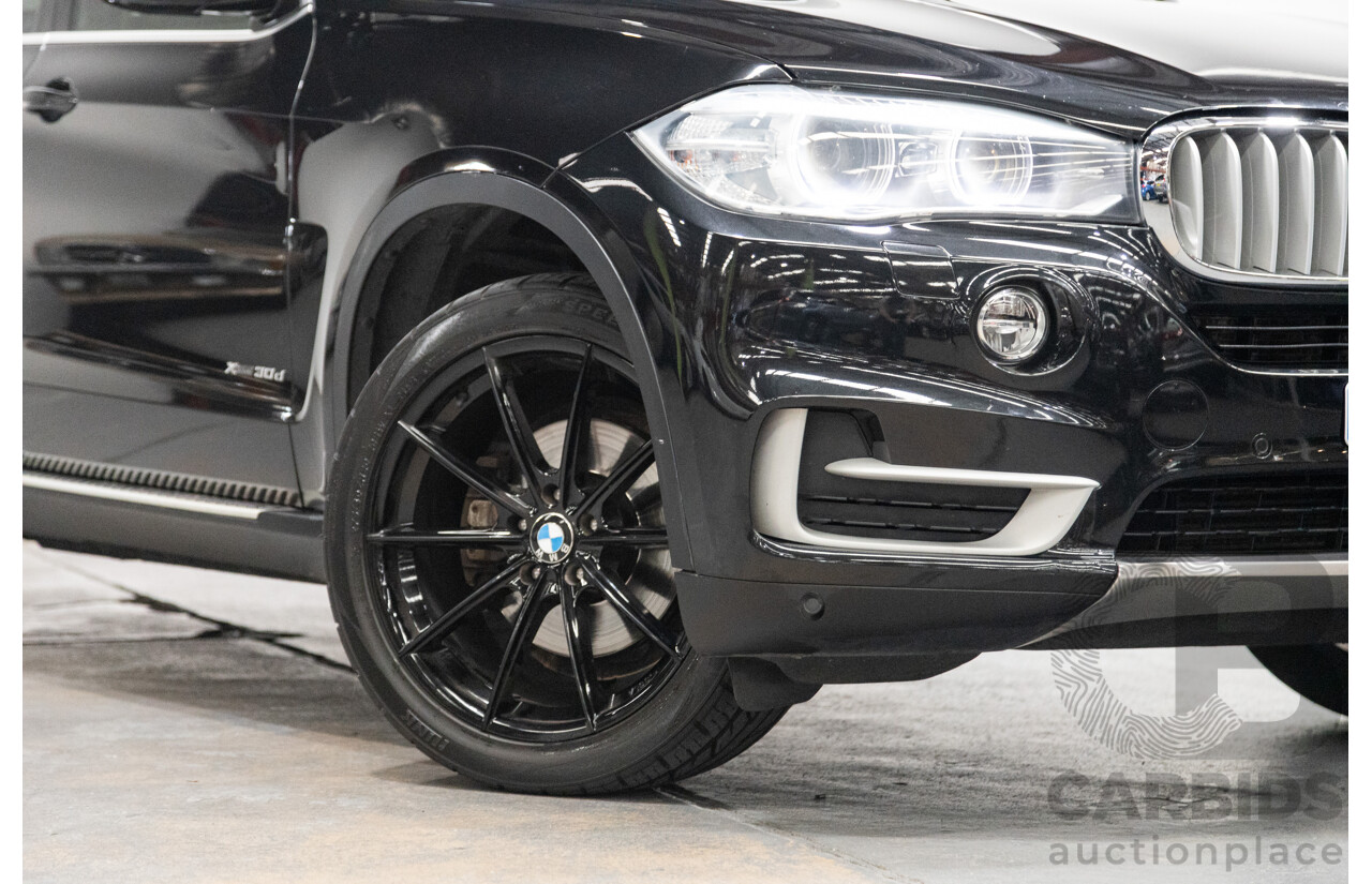11/2013 BMW X5 xDrive30d (AWD) F15 4D Wagon Metallic Black Turbo Diesel 3.0L - 7 Seater