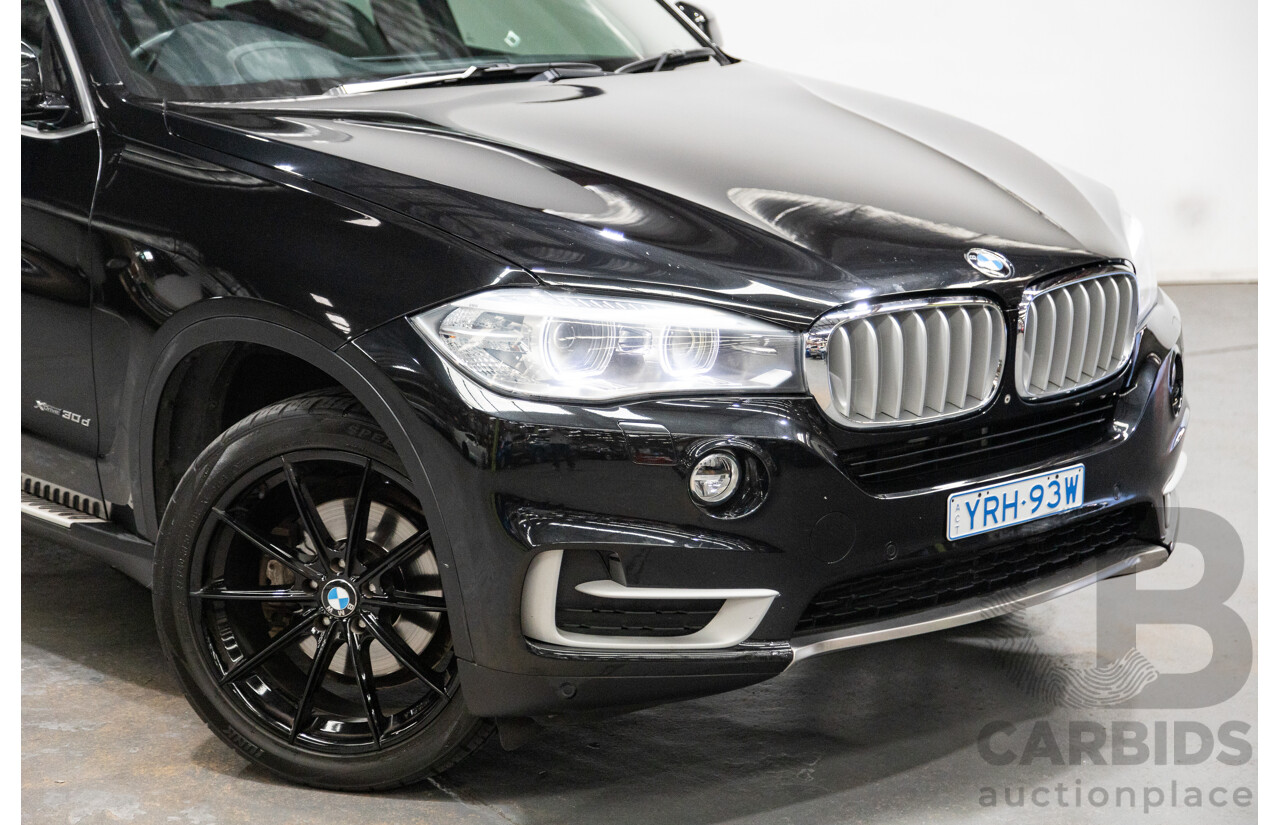 11/2013 BMW X5 xDrive30d (AWD) F15 4D Wagon Metallic Black Turbo Diesel 3.0L - 7 Seater
