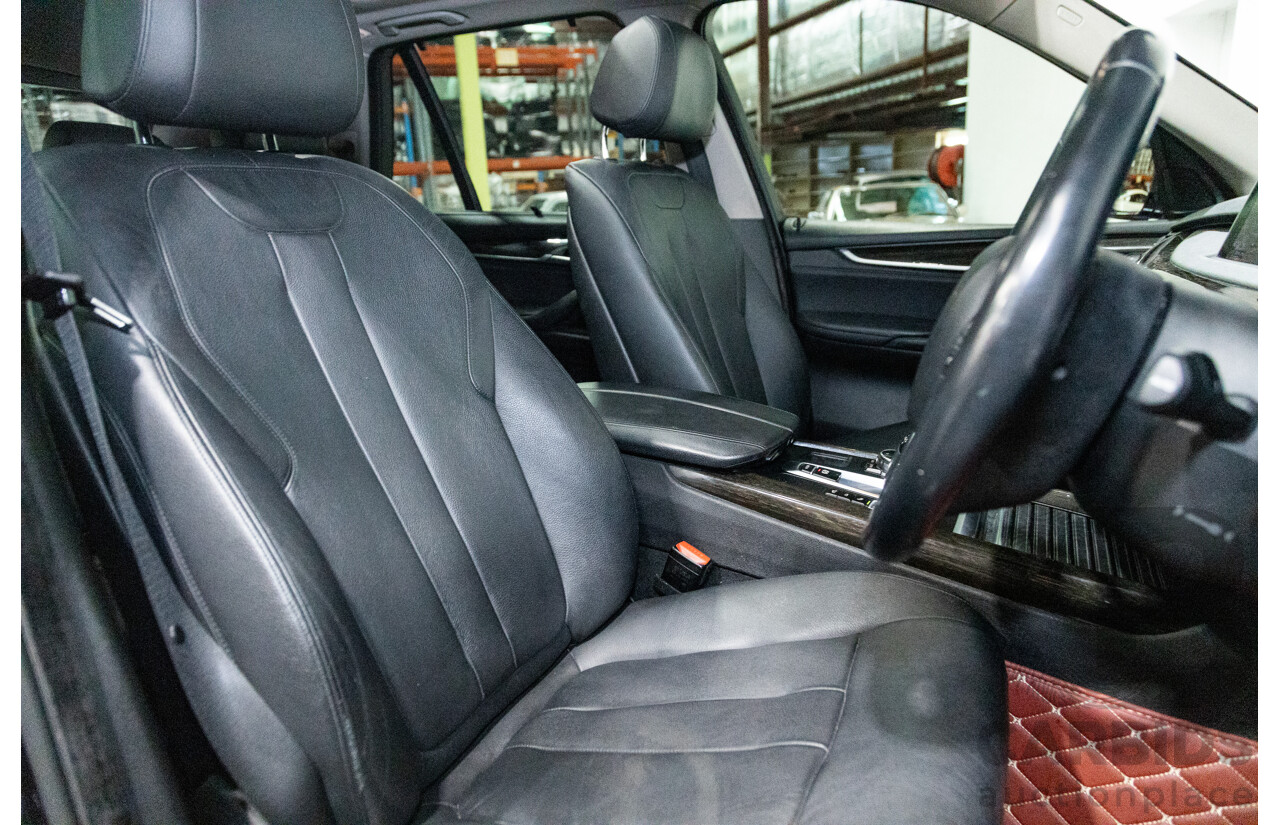 11/2013 BMW X5 xDrive30d (AWD) F15 4D Wagon Metallic Black Turbo Diesel 3.0L - 7 Seater