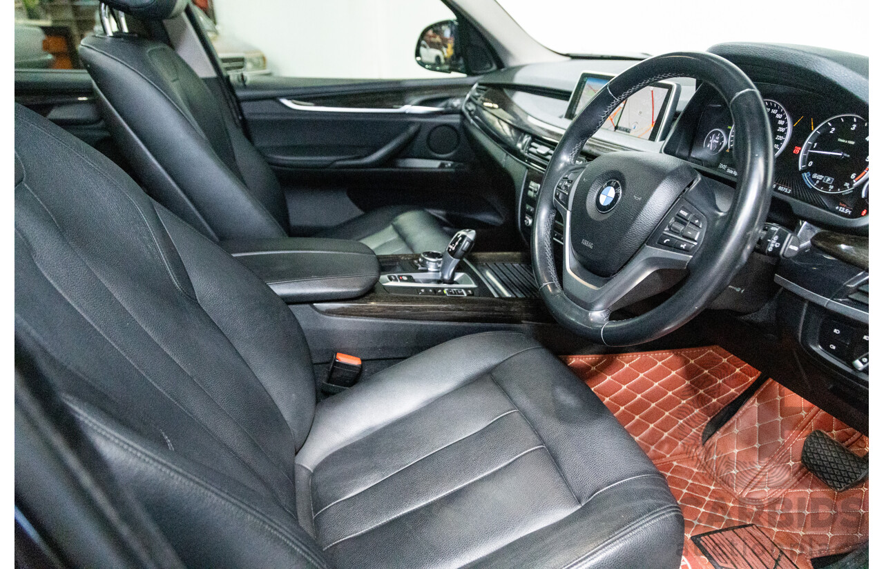 11/2013 BMW X5 xDrive30d (AWD) F15 4D Wagon Metallic Black Turbo Diesel 3.0L - 7 Seater