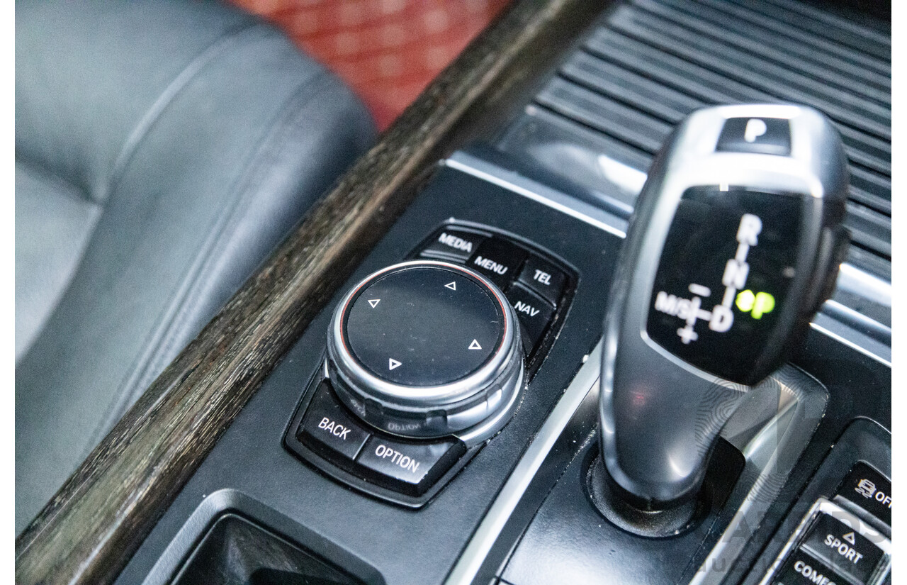 11/2013 BMW X5 xDrive30d (AWD) F15 4D Wagon Metallic Black Turbo Diesel 3.0L - 7 Seater