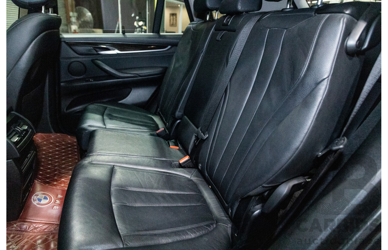 11/2013 BMW X5 xDrive30d (AWD) F15 4D Wagon Metallic Black Turbo Diesel 3.0L - 7 Seater