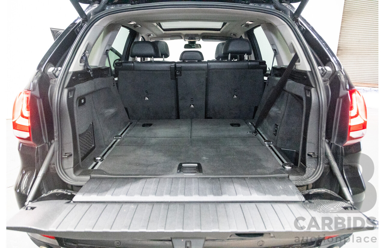 11/2013 BMW X5 xDrive30d (AWD) F15 4D Wagon Metallic Black Turbo Diesel 3.0L - 7 Seater
