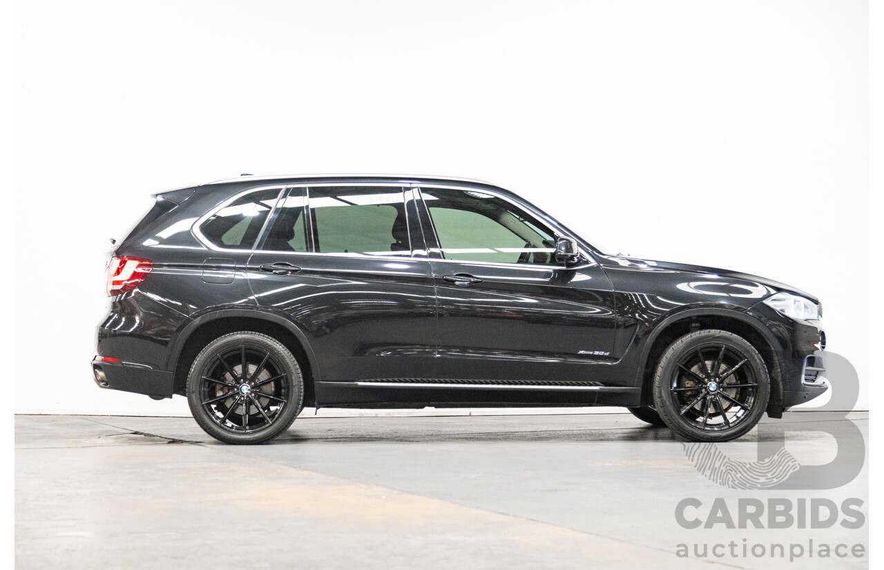 11/2013 BMW X5 xDrive30d (AWD) F15 4D Wagon Metallic Black Turbo Diesel 3.0L - 7 Seater