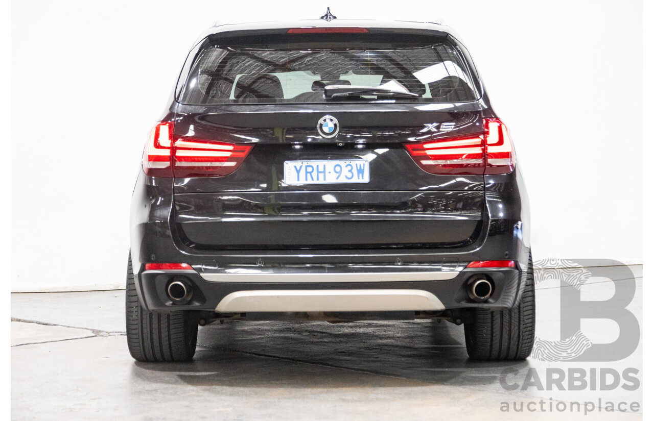 11/2013 BMW X5 xDrive30d (AWD) F15 4D Wagon Metallic Black Turbo Diesel 3.0L - 7 Seater