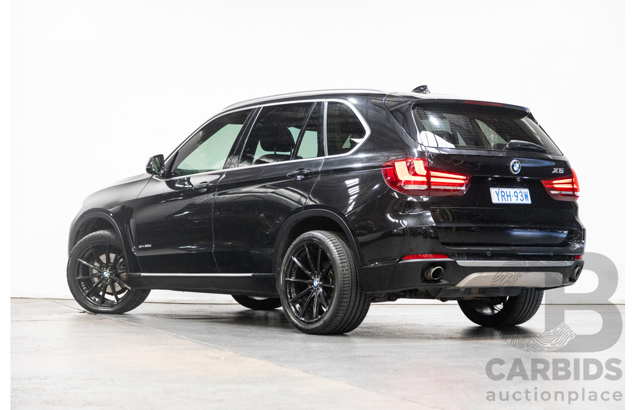 11/2013 BMW X5 xDrive30d (AWD) F15 4D Wagon Metallic Black Turbo Diesel 3.0L - 7 Seater