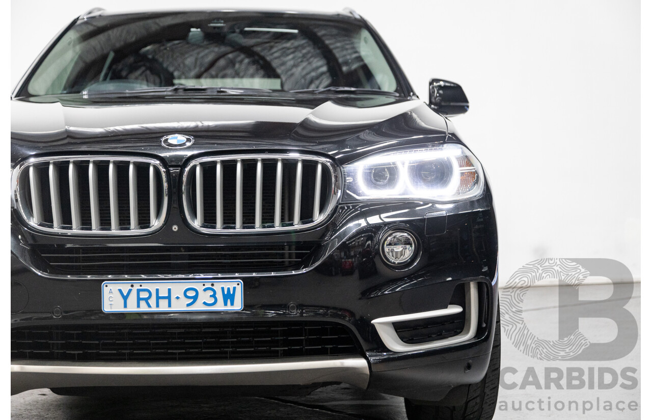 11/2013 BMW X5 xDrive30d (AWD) F15 4D Wagon Metallic Black Turbo Diesel 3.0L - 7 Seater