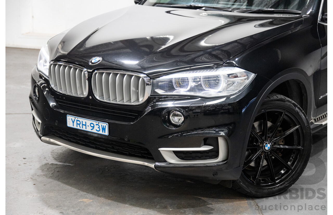 11/2013 BMW X5 xDrive30d (AWD) F15 4D Wagon Metallic Black Turbo Diesel 3.0L - 7 Seater