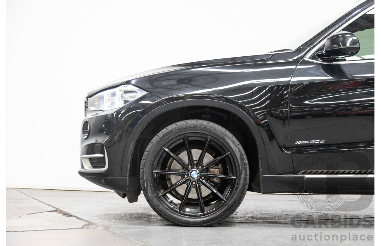 11/2013 BMW X5 xDrive30d (AWD) F15 4D Wagon Metallic Black Turbo Diesel 3.0L - 7 Seater