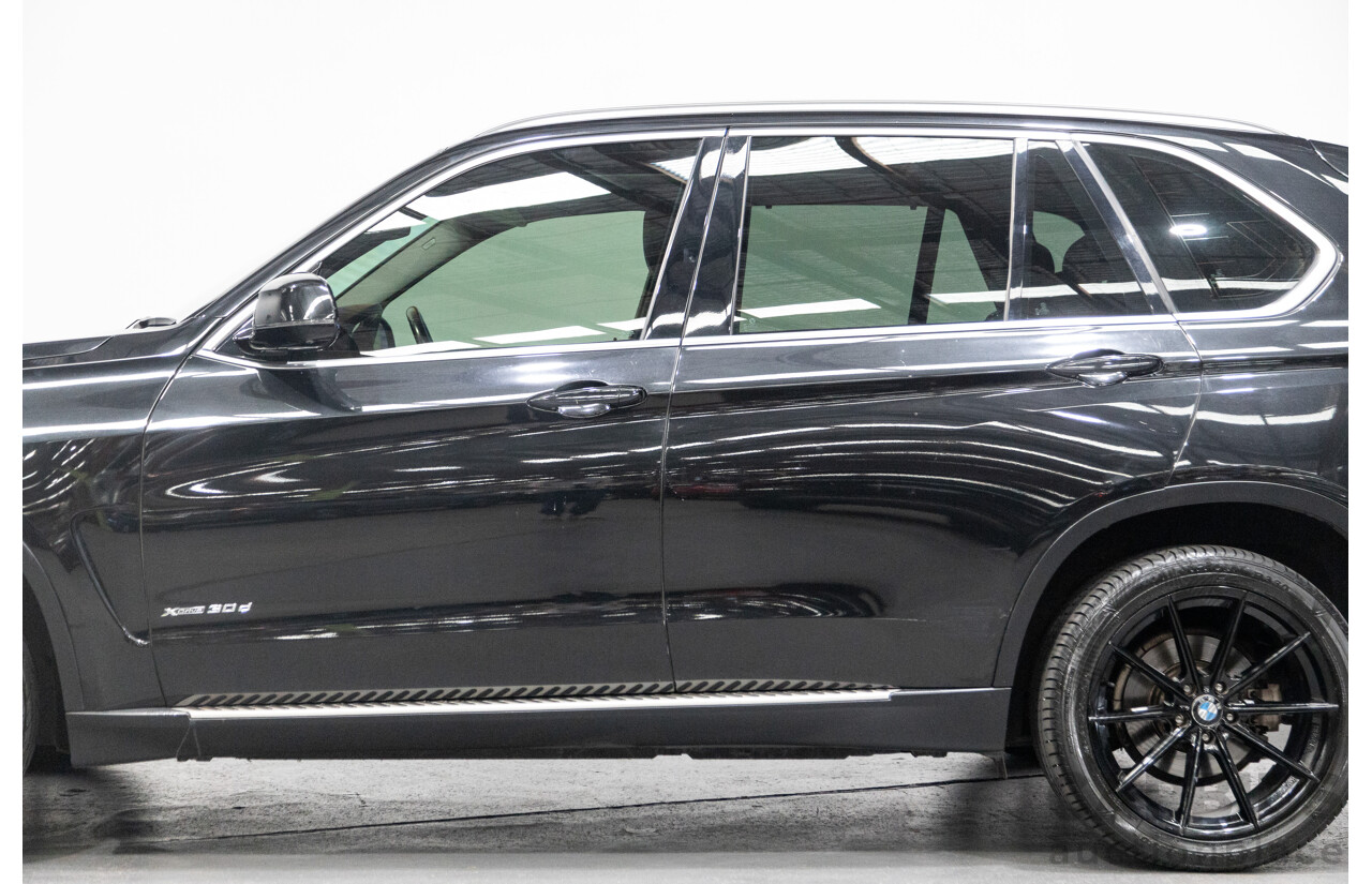 11/2013 BMW X5 xDrive30d (AWD) F15 4D Wagon Metallic Black Turbo Diesel 3.0L - 7 Seater