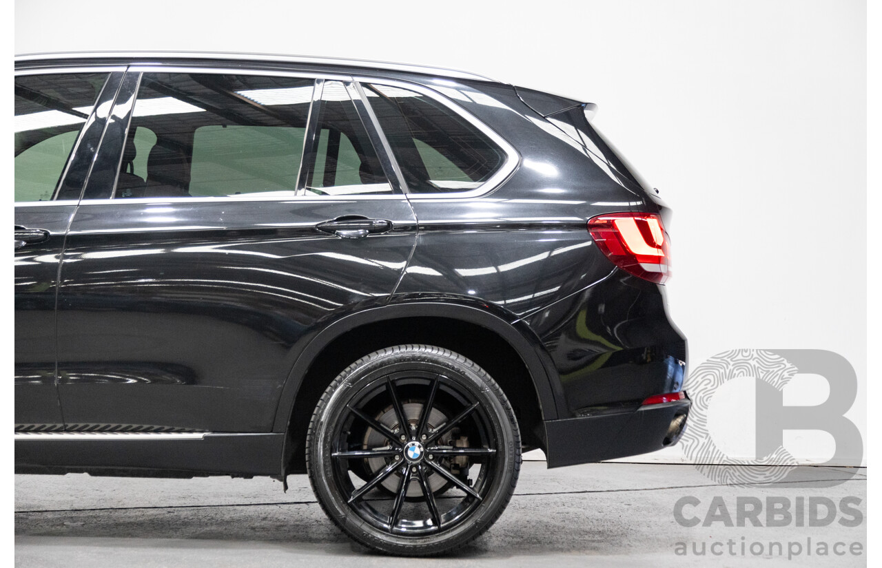 11/2013 BMW X5 xDrive30d (AWD) F15 4D Wagon Metallic Black Turbo Diesel 3.0L - 7 Seater