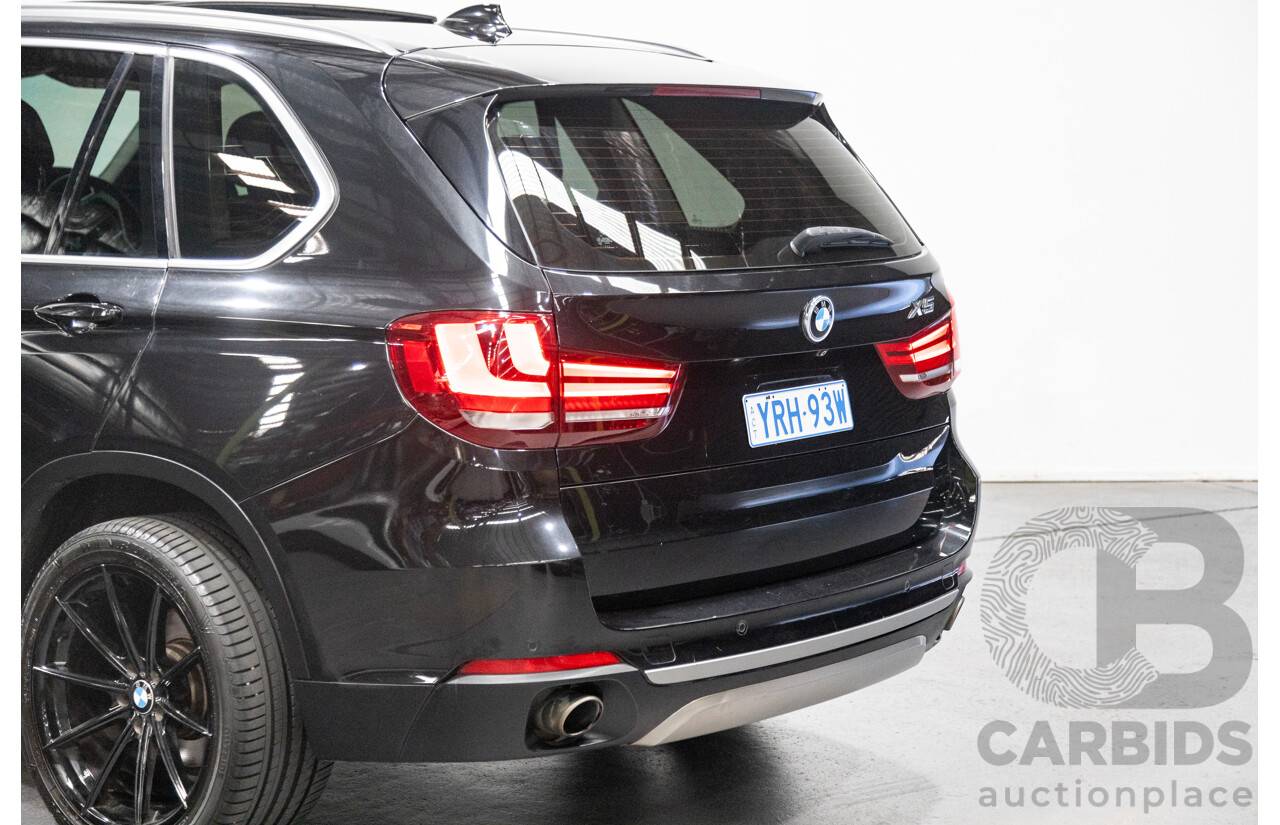11/2013 BMW X5 xDrive30d (AWD) F15 4D Wagon Metallic Black Turbo Diesel 3.0L - 7 Seater