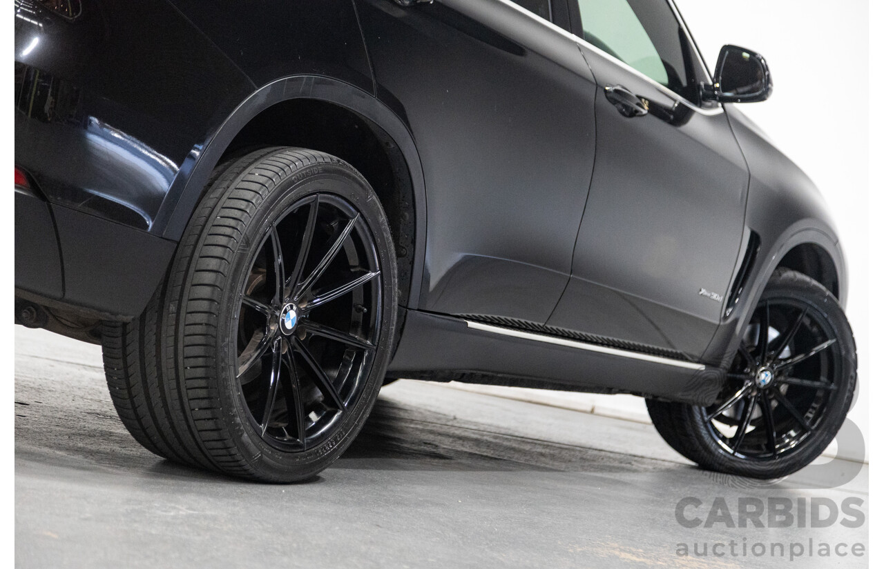 11/2013 BMW X5 xDrive30d (AWD) F15 4D Wagon Metallic Black Turbo Diesel 3.0L - 7 Seater