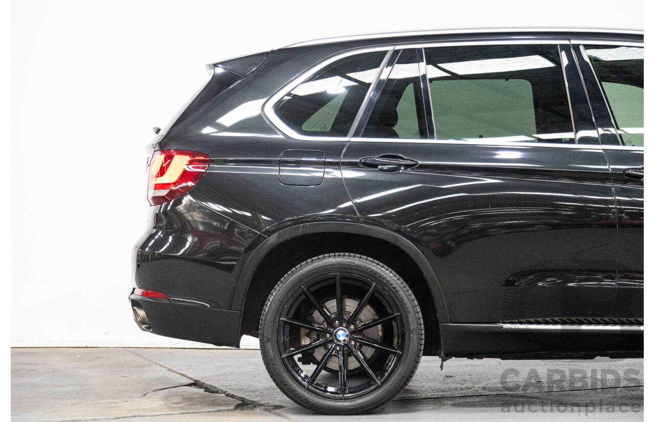 11/2013 BMW X5 xDrive30d (AWD) F15 4D Wagon Metallic Black Turbo Diesel 3.0L - 7 Seater